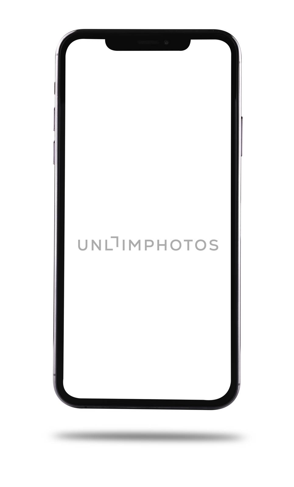 Smartphone mobile mock up blank front screen by Sorapop