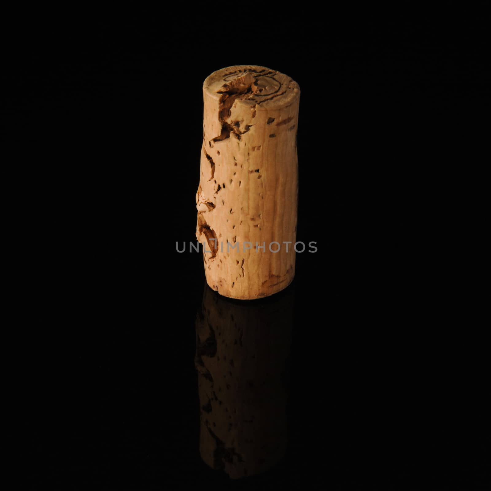 Wine corks on black background by A_Karim