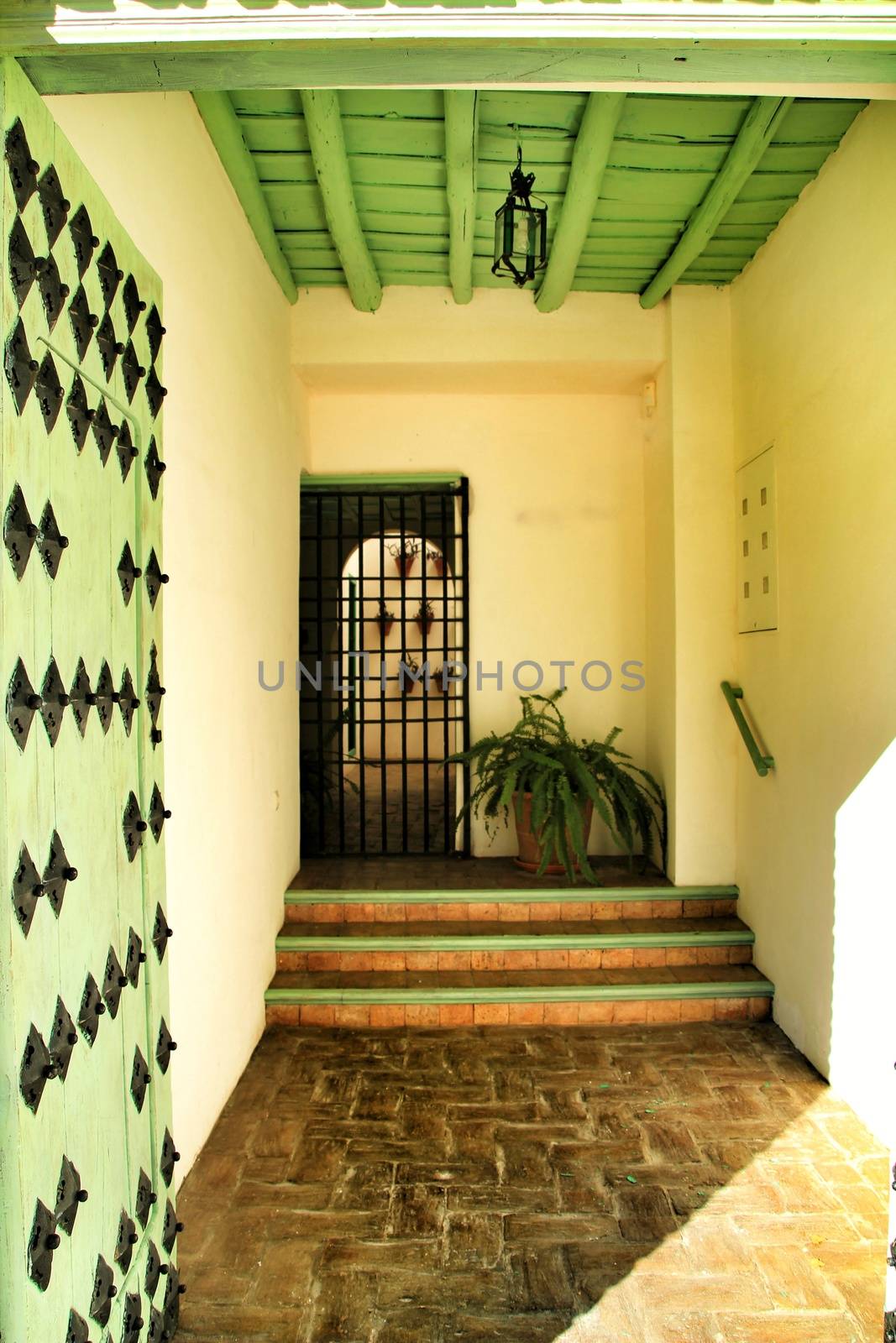 Typical andalusian house portal by soniabonet