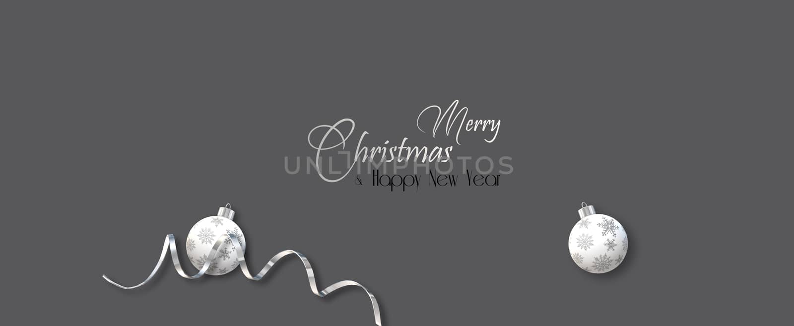 Christmas New Year minimalist background by NelliPolk