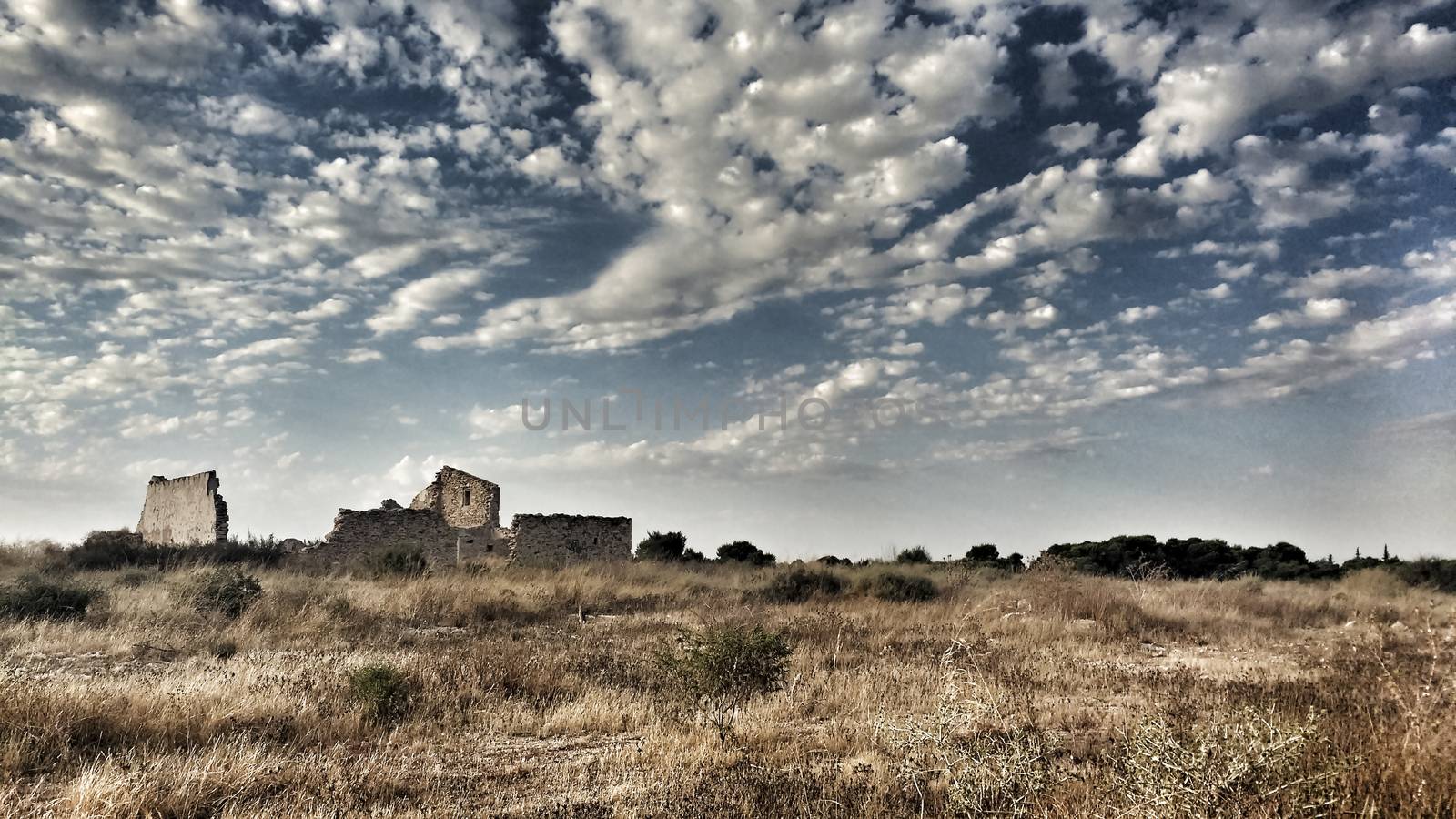 Abandoned house in the countryside in Alicante