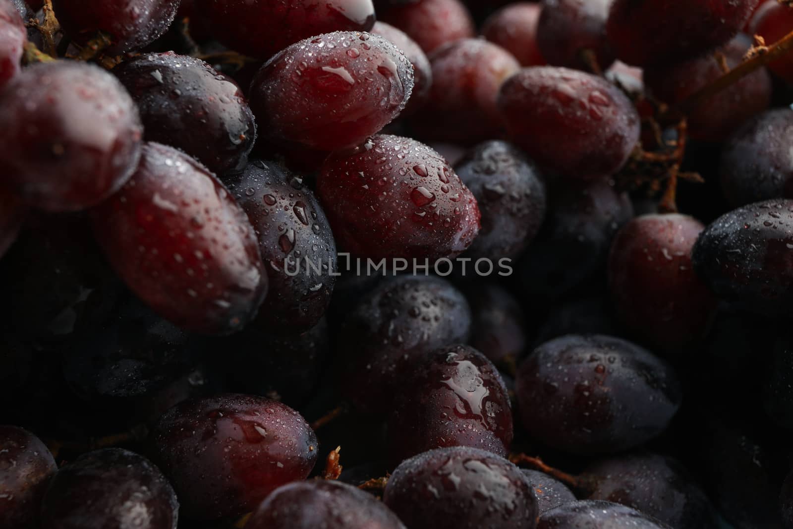 Fresh ripe grape on whole background, close up