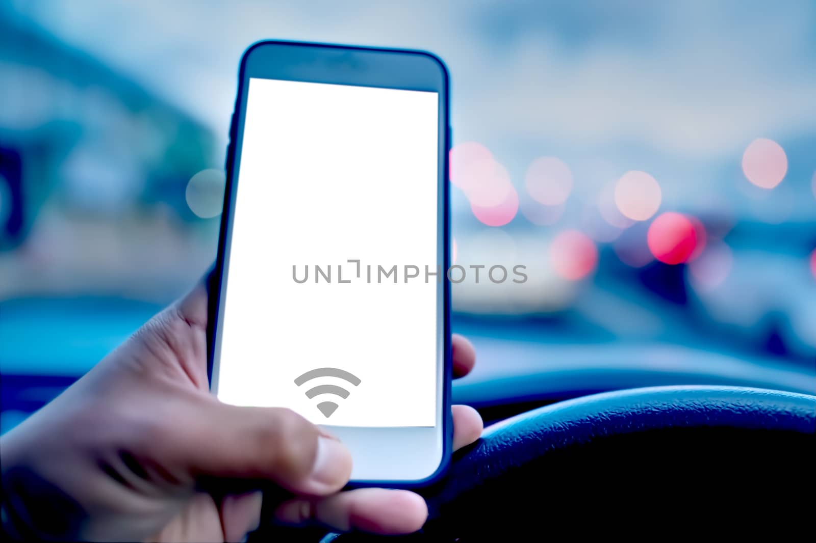 The concept of safety in using smart phone technology for communication while driving.