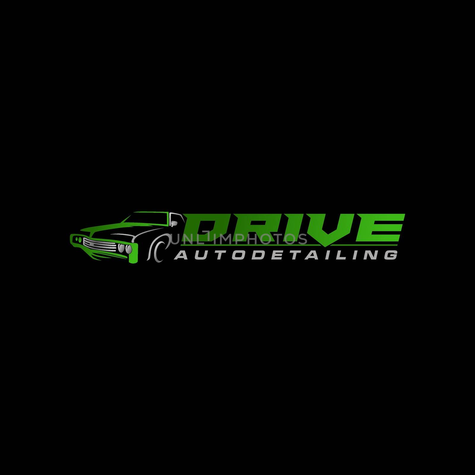 car service business vector. auto vehicle, autodetail company logo concept stock illustration.