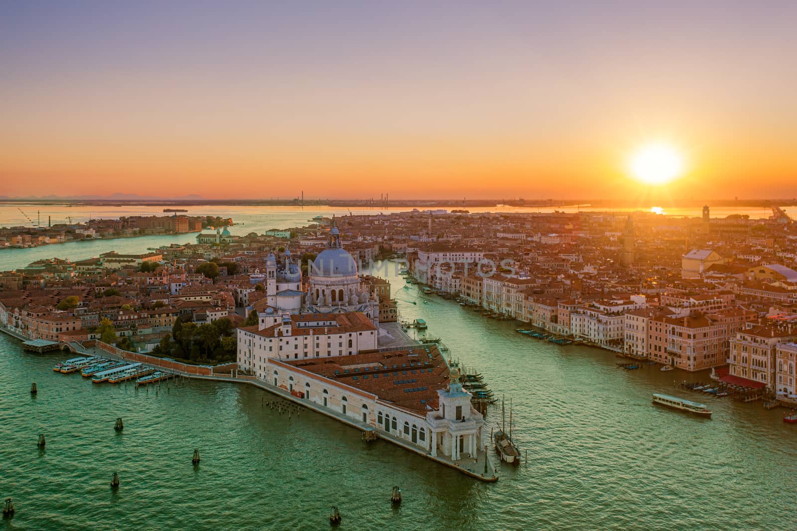 Grand Canal of Venice at Sunset by COffe