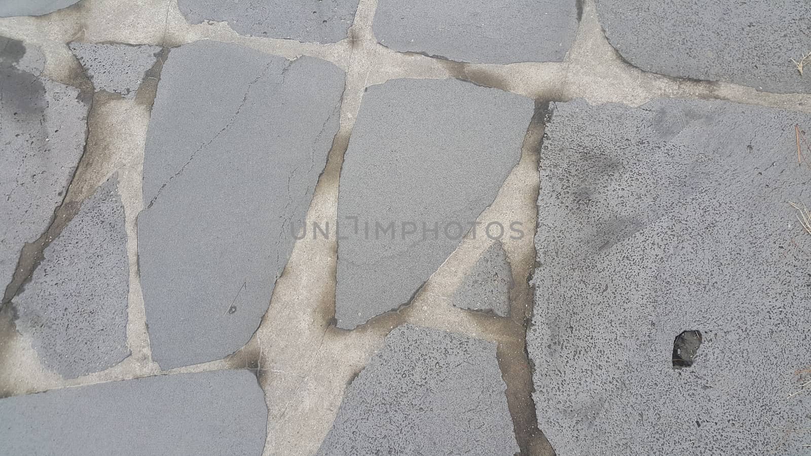 Grey color floor abstract background: polished concrete plaster wall by Photochowk