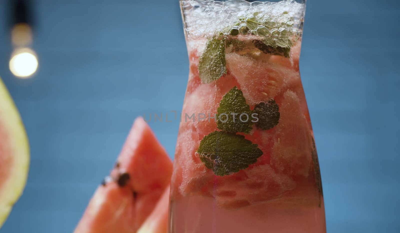 Watermelon lemonade in a jug by Alize