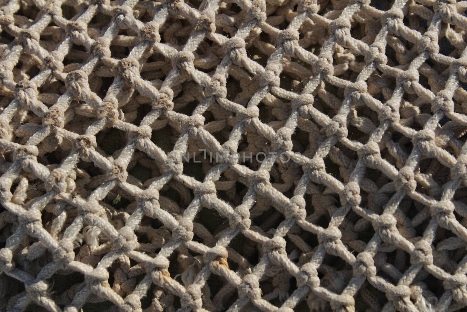Fishing nets background in the port of Santa Pola, Alicante