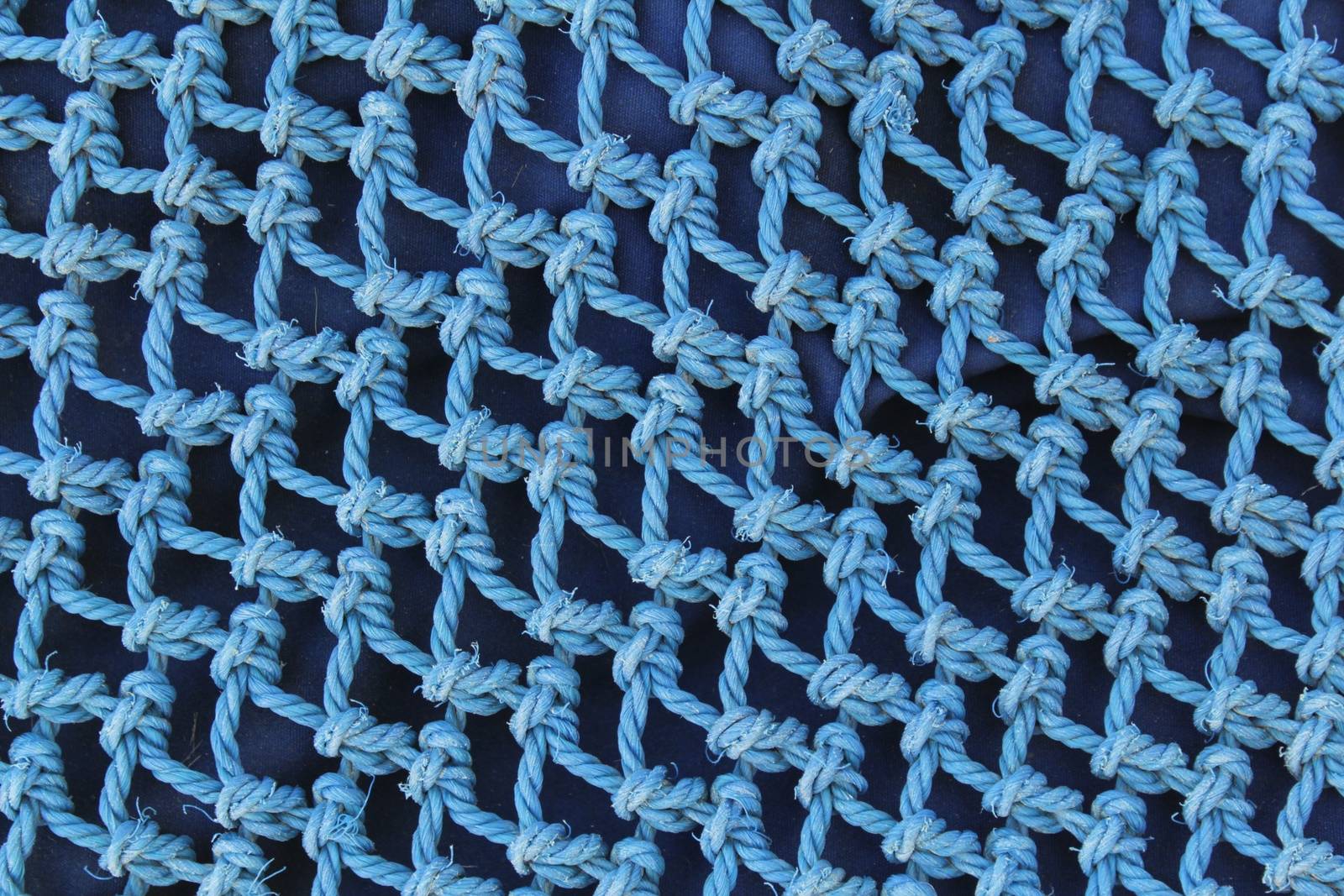 Fishing nets background in the port of Santa Pola, Alicante