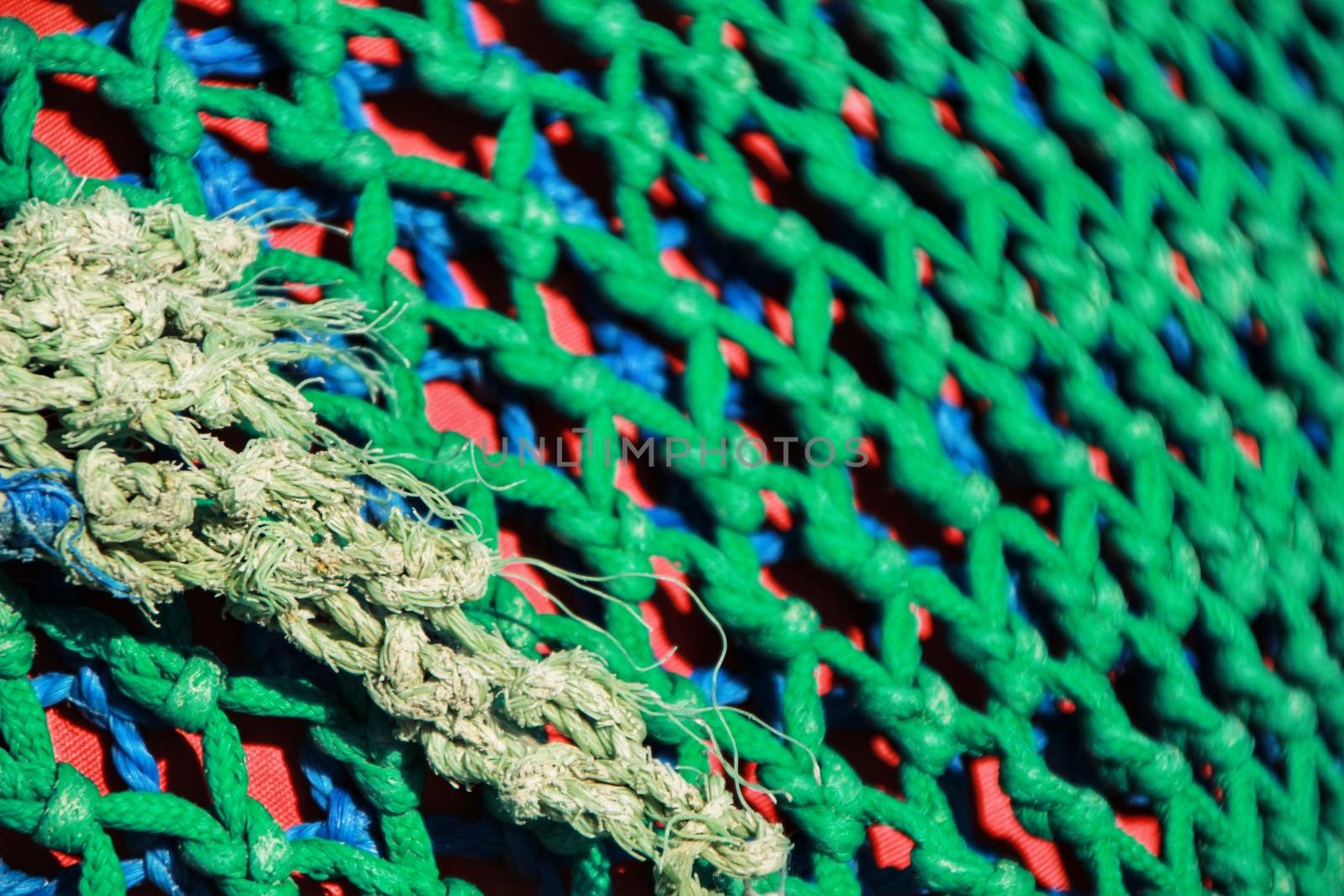 Fishing nets background in the port of Santa Pola, Alicante