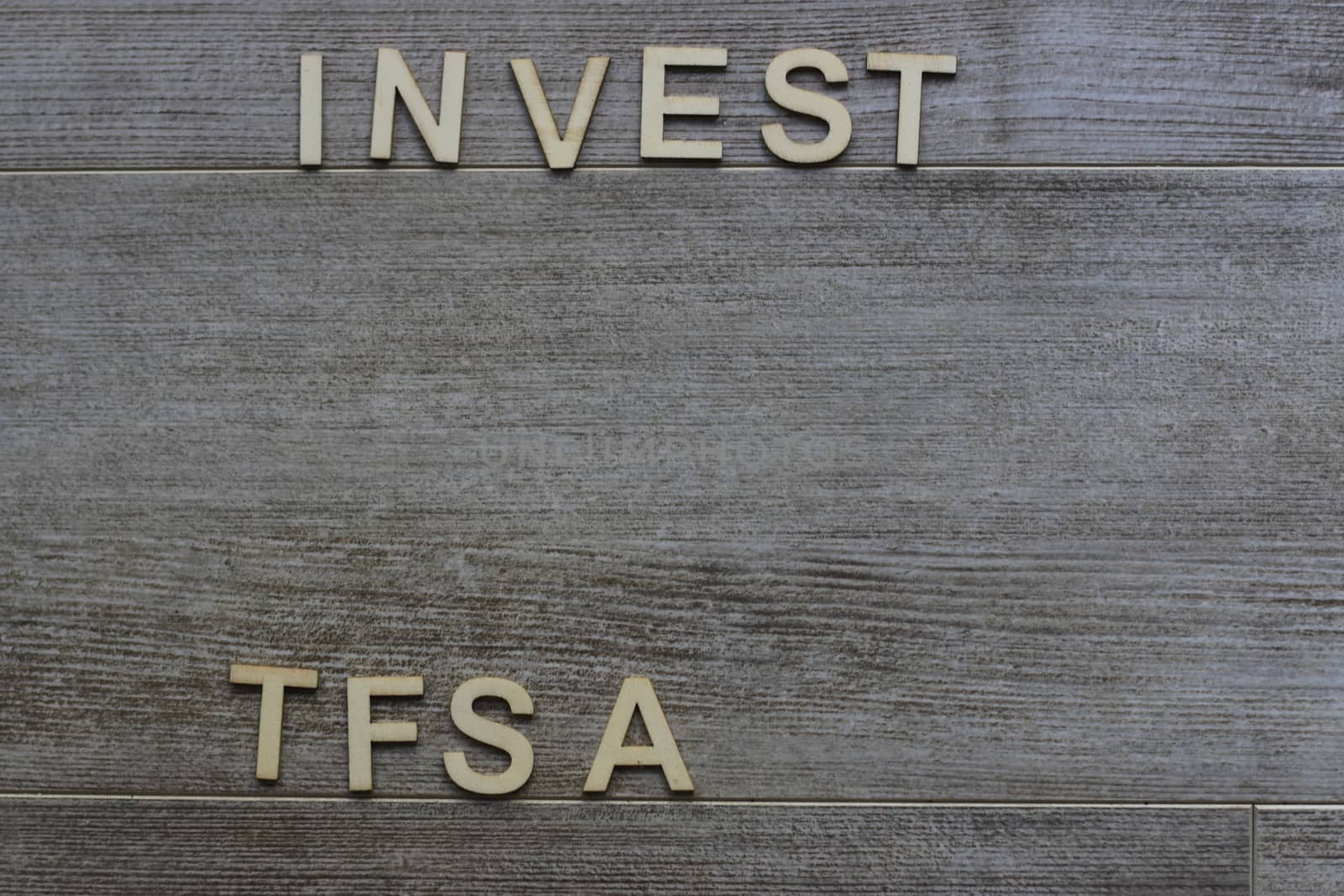 invest in a tfsa theme. the tfsa stands for tax free savings account in Canada. High quality photo