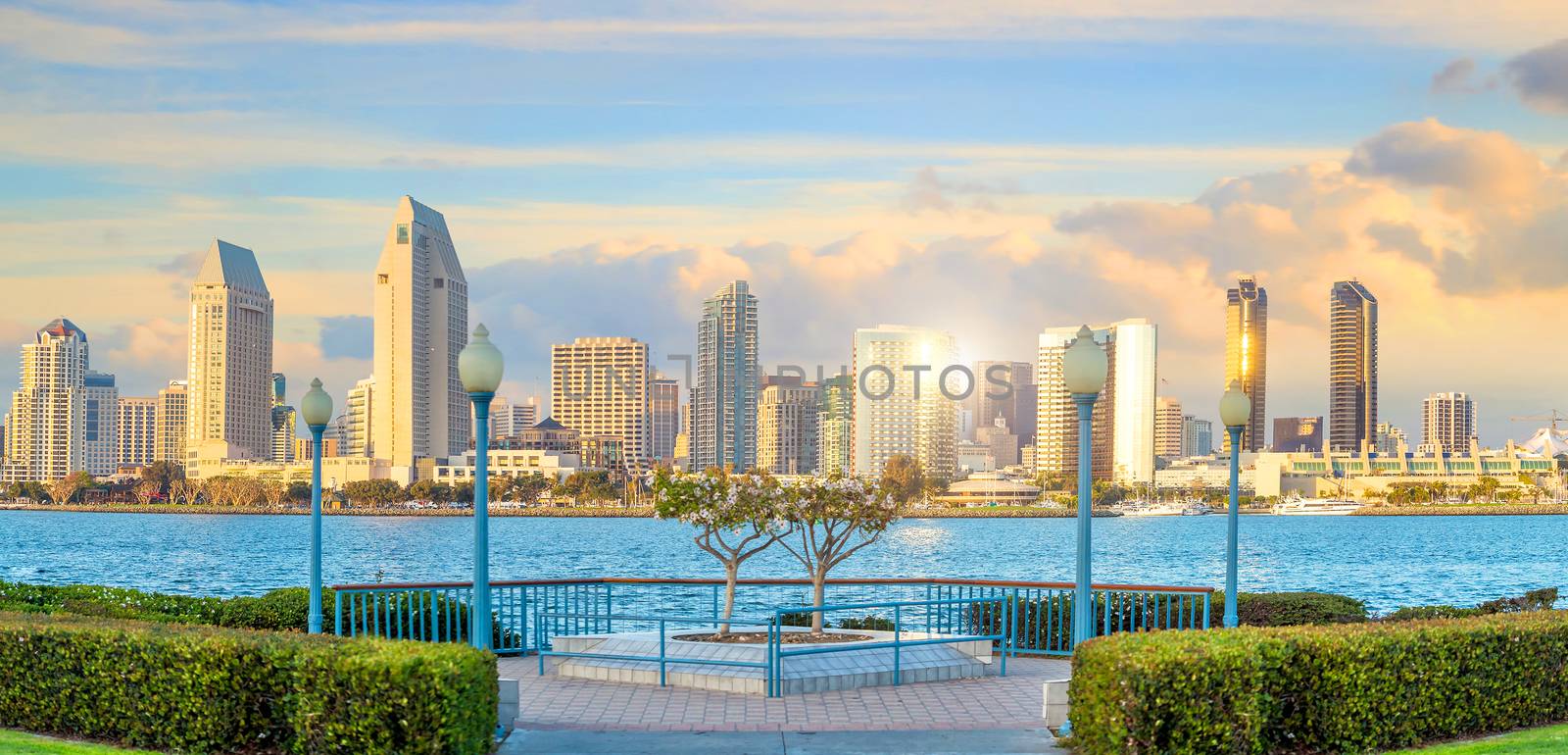 Panorama of Downtown of San Diego, California  by f11photo