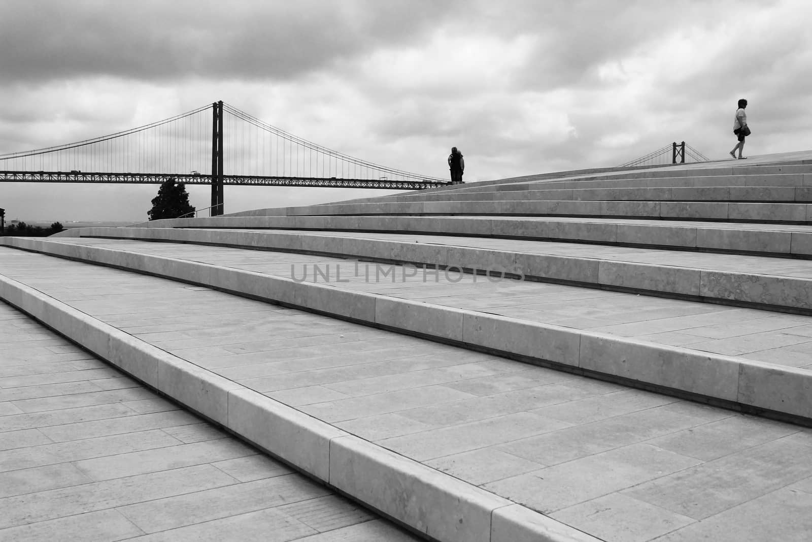 Lisbon, Portugal- June 3, 2018: Beautiful ceramic wall texture of next to the Tagus River in Lisbon.Monochrome photography.