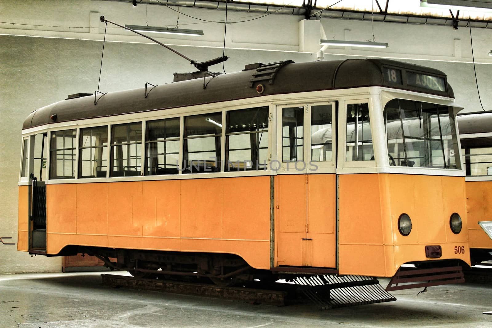 Old vintage trams in Lisbon by soniabonet