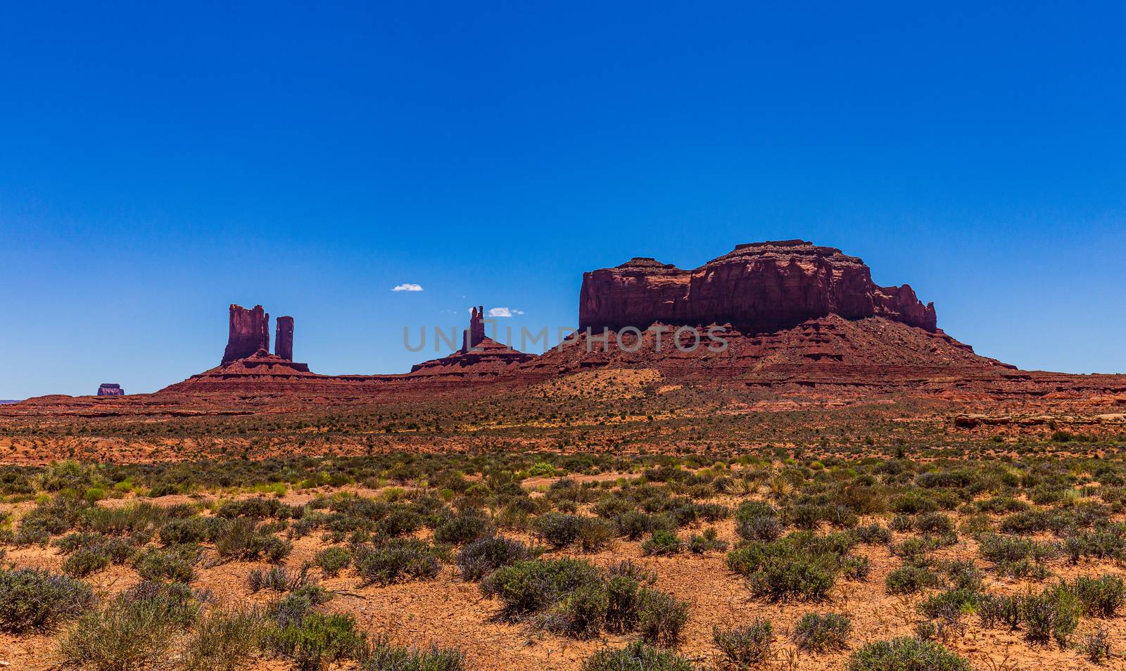 Panorama of Monument Valley Navajo Tribal Park by mkenwoo