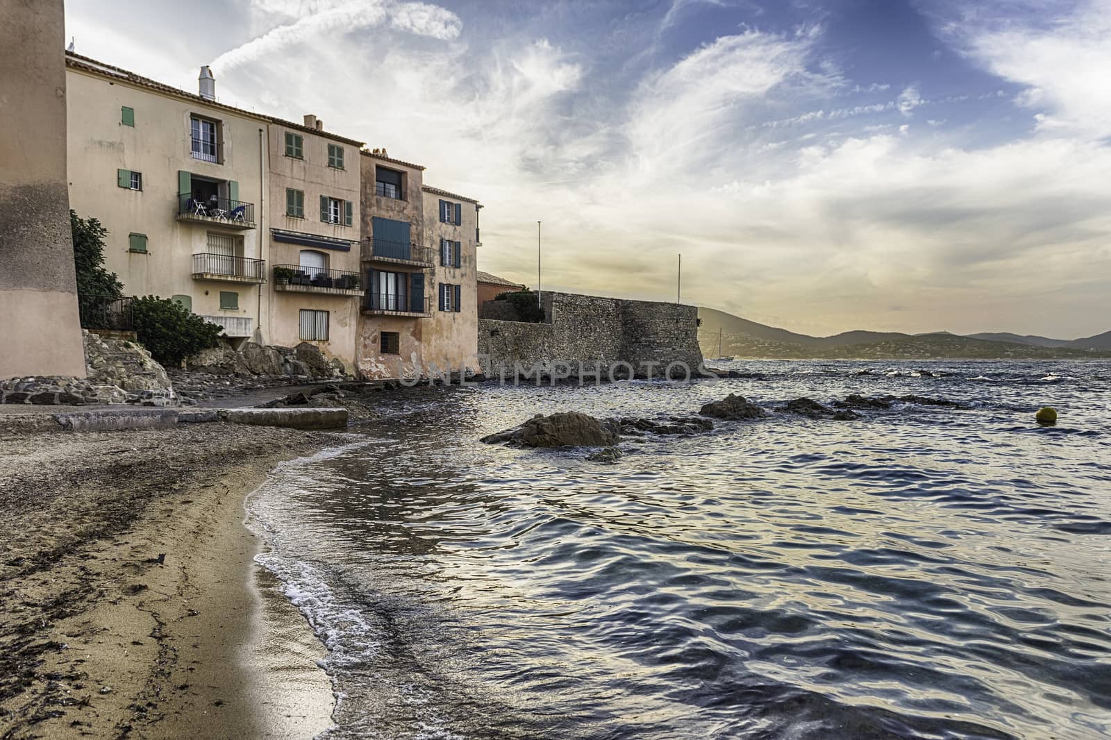 The scenic La Ponche beach in Saint-Tropez, Cote d'Azur, France by marcorubino