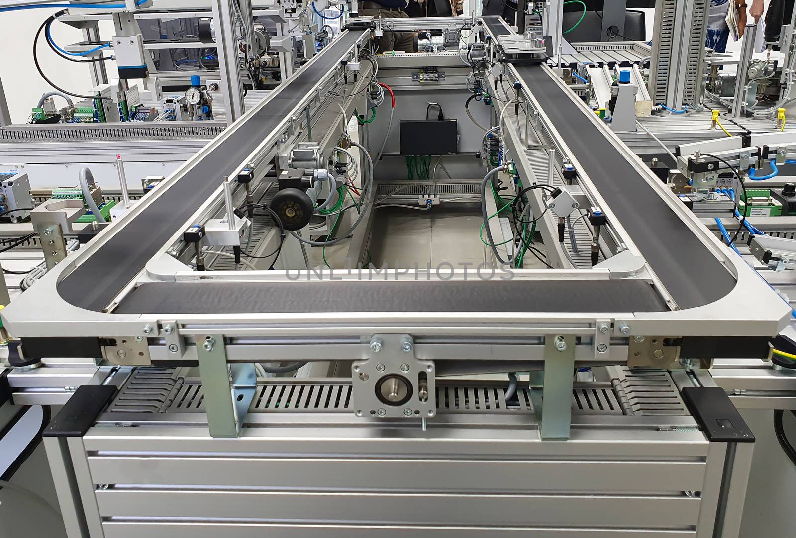 Manufacturing industry Factory production belt automation by sompongtom