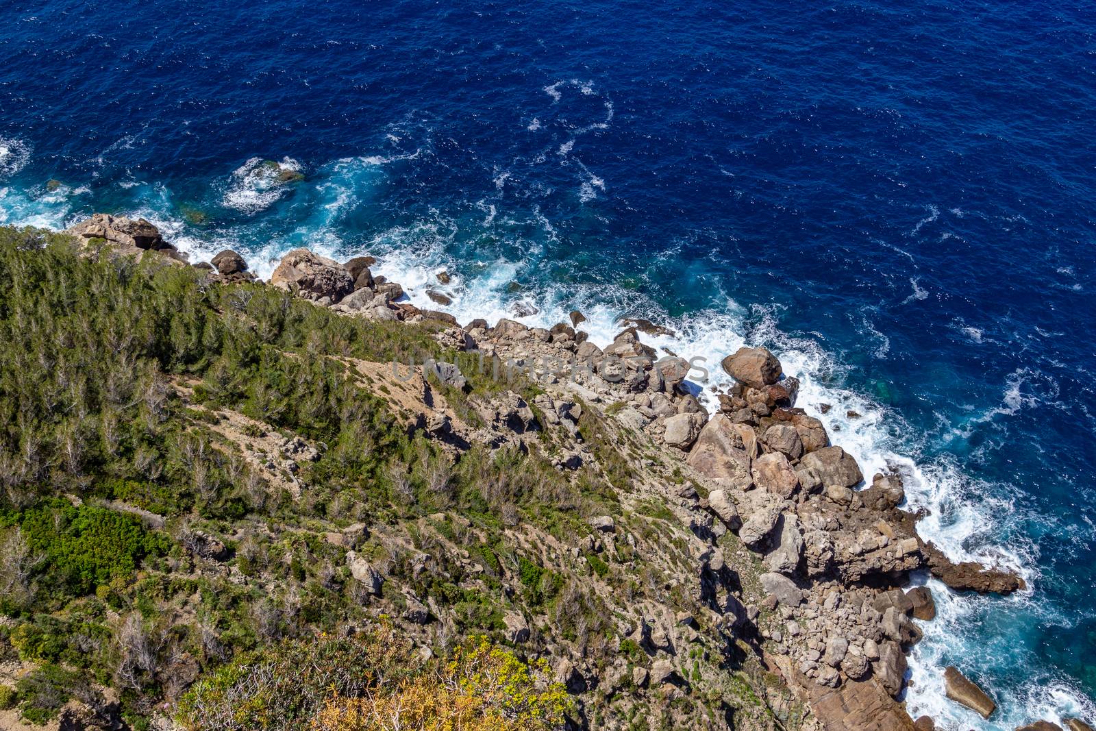 View on the coastline in the north of Mallorca by reinerc