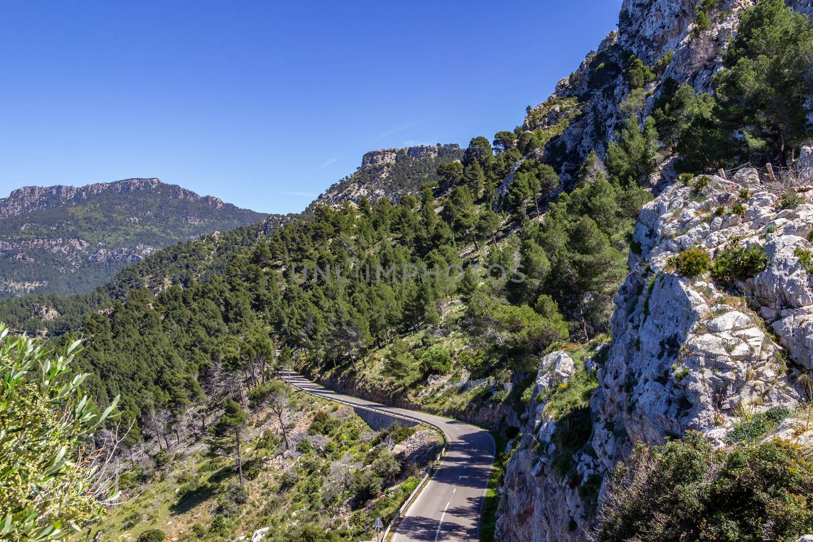 View on the coastline in the north of Mallorca by reinerc