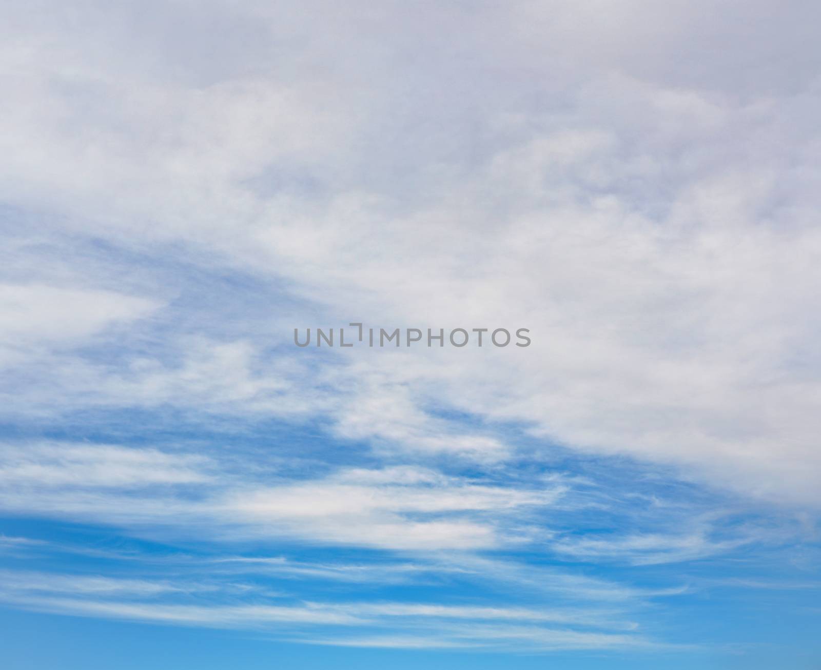 Sky background, lower part with few cirrus clouds, upper overcast by Ivanko