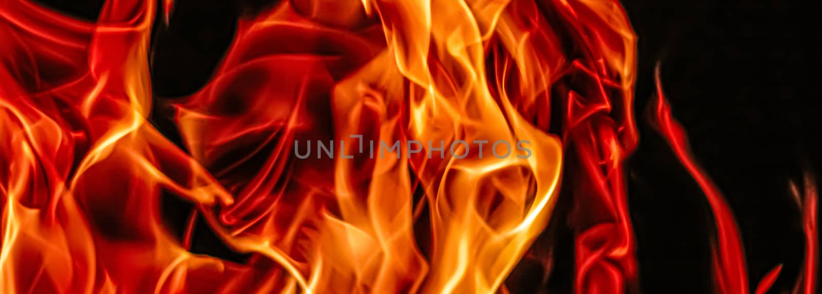 Hot fire flames as nature element and abstract background, minimal design