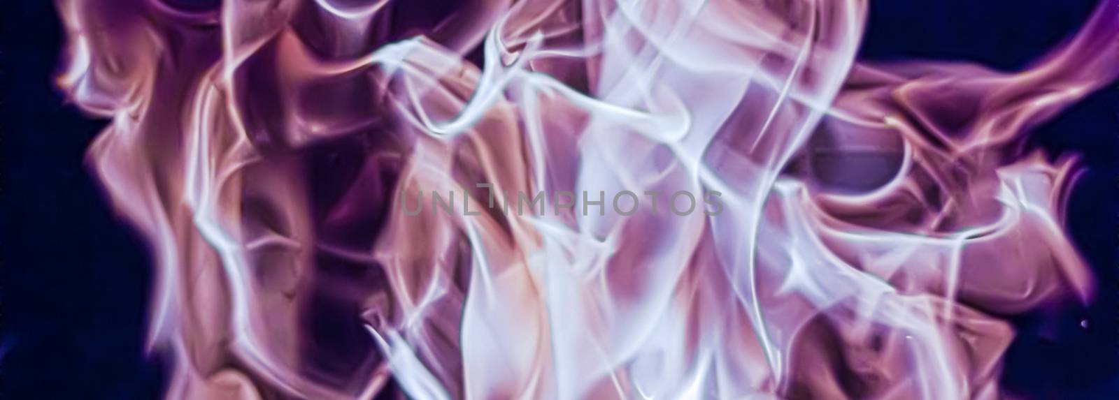 Abstract purple smoke as minimal background, magical backdrop and flow design