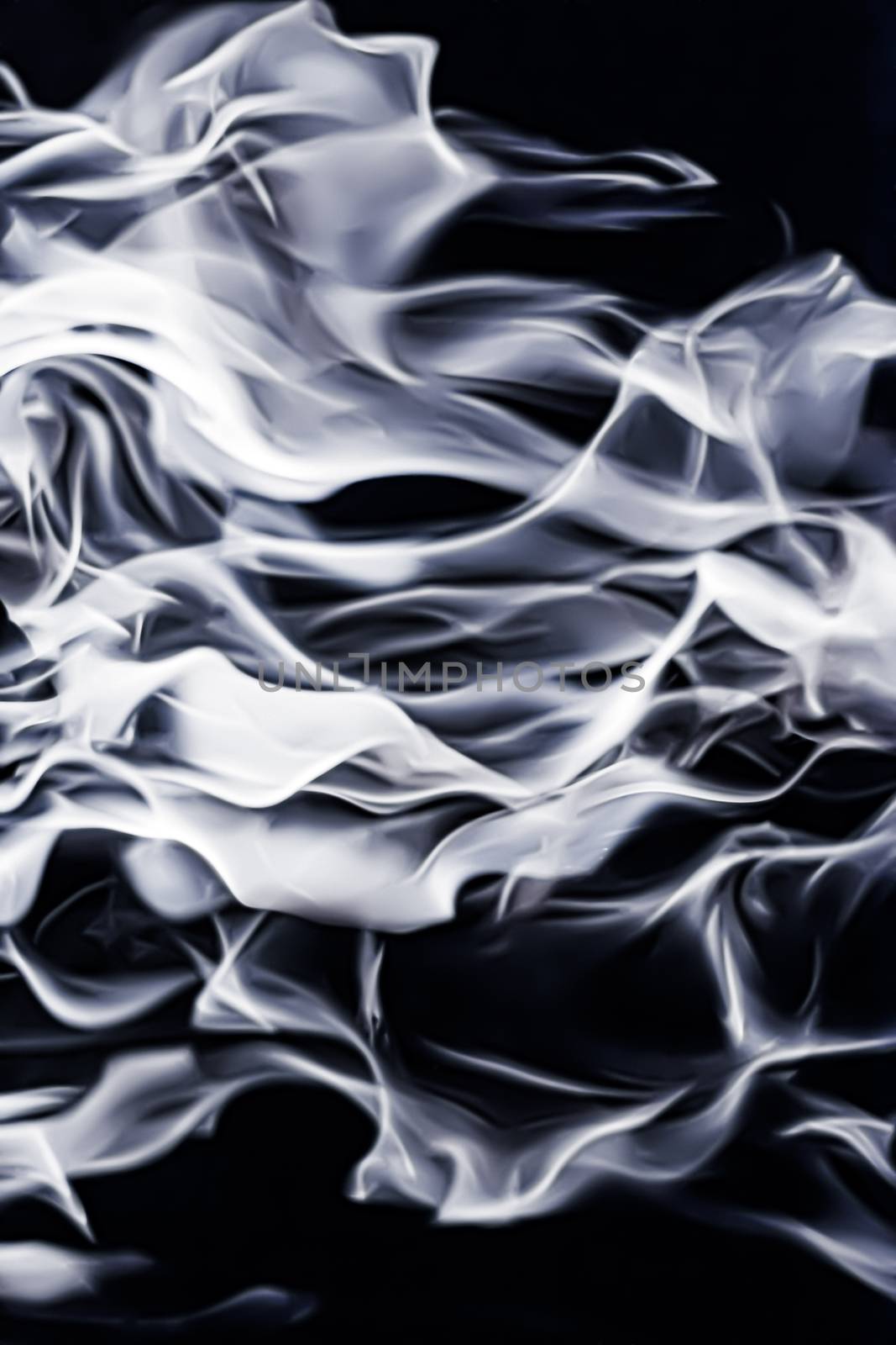 Abstract smoke as minimal background, magic backdrop and flow de by Anneleven