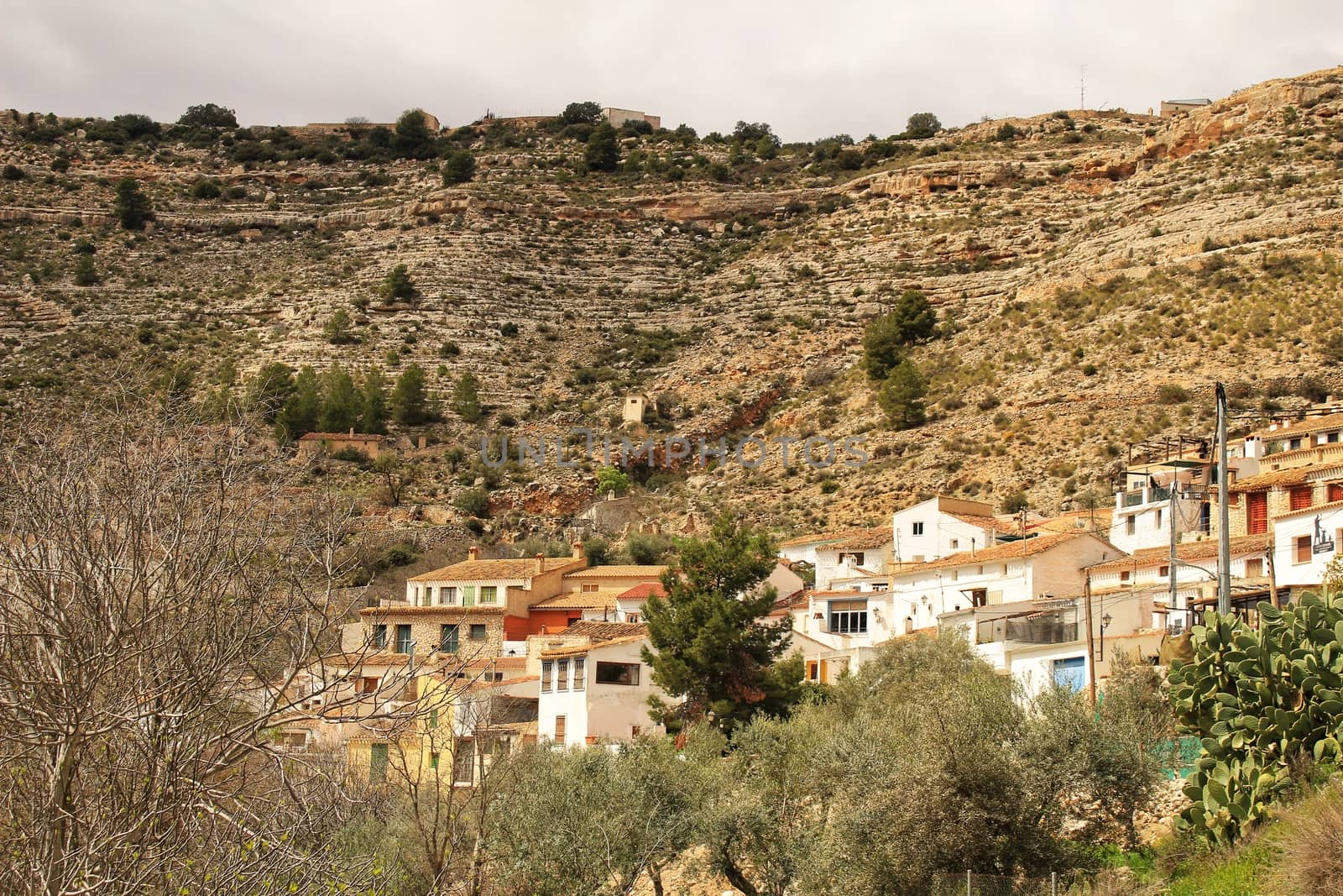 Views of the town of Tolosa between mountains. by soniabonet