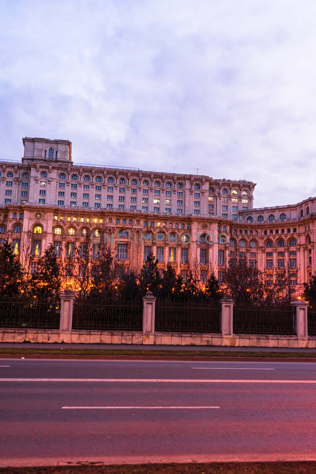 Palace of the Parliament (Palatul Parlamentului) in Bucharest, capital of Romania, 2020