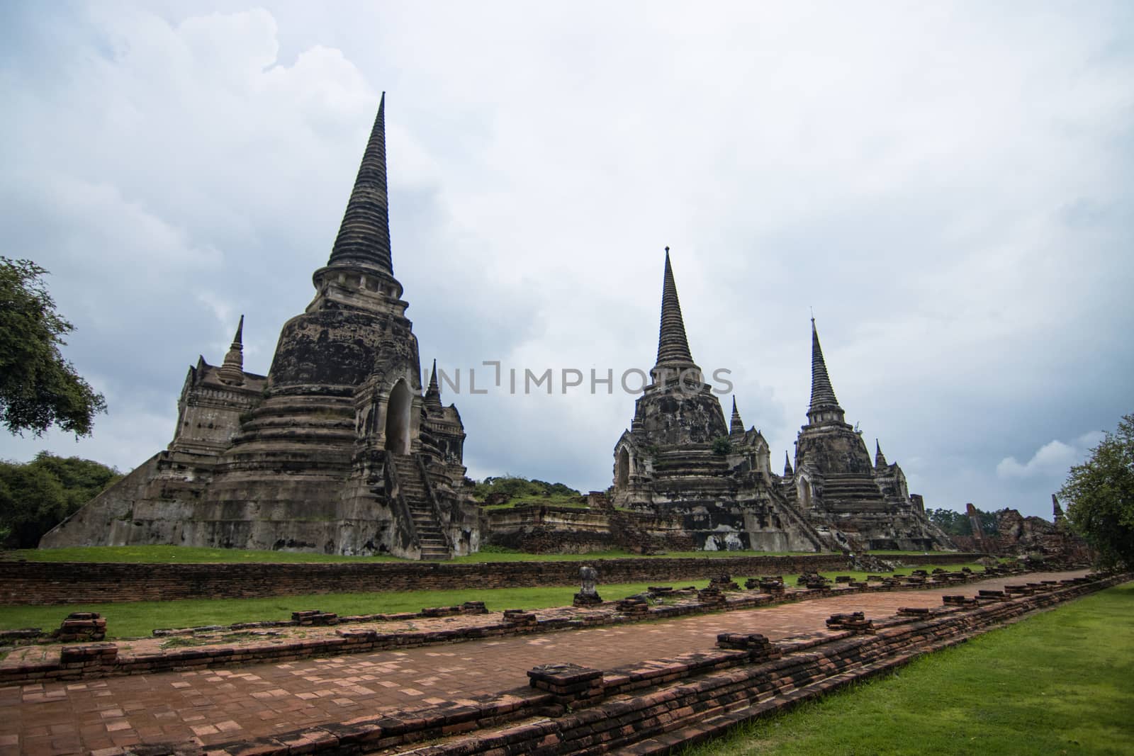 Wat Phra Si Sanphet Ayutthaya, Historical Park historic city of Ayutthaya. is a tourist destination.