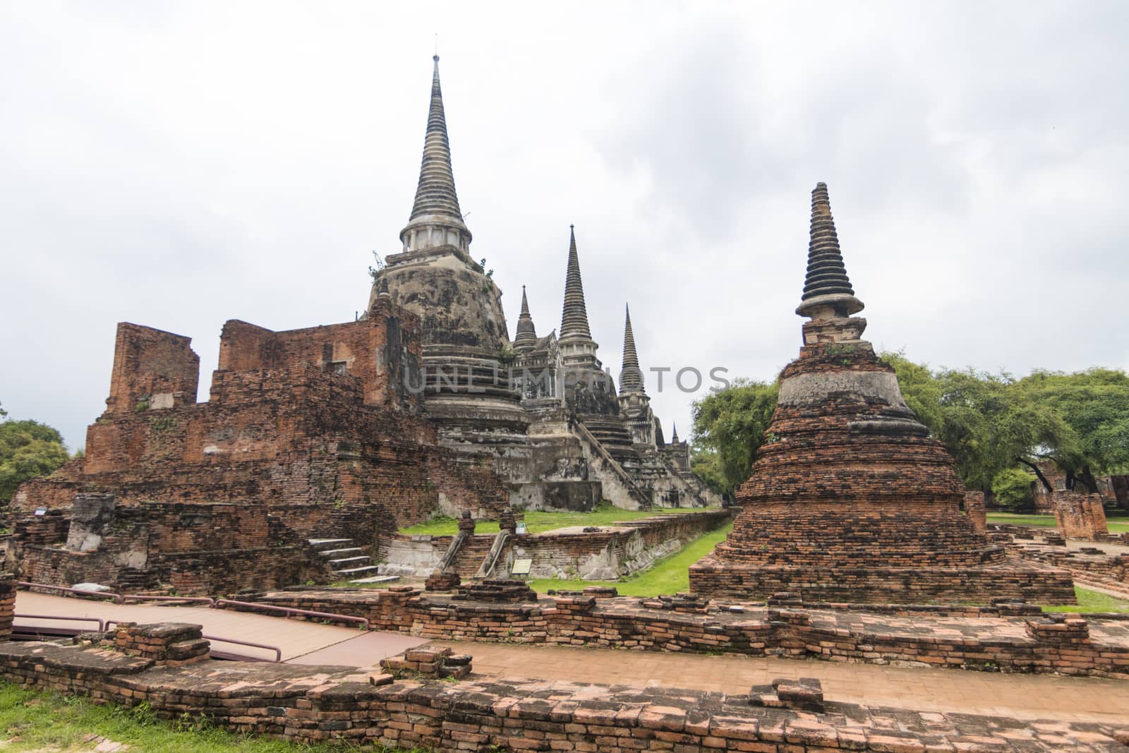 Wat Phra Si Sanphet Ayutthaya, Historical Park historic city of Ayutthaya. is a tourist destination.