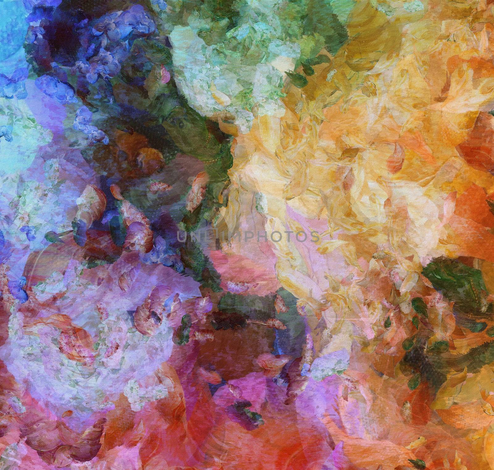 Colorful Abstract Painting by applesstock