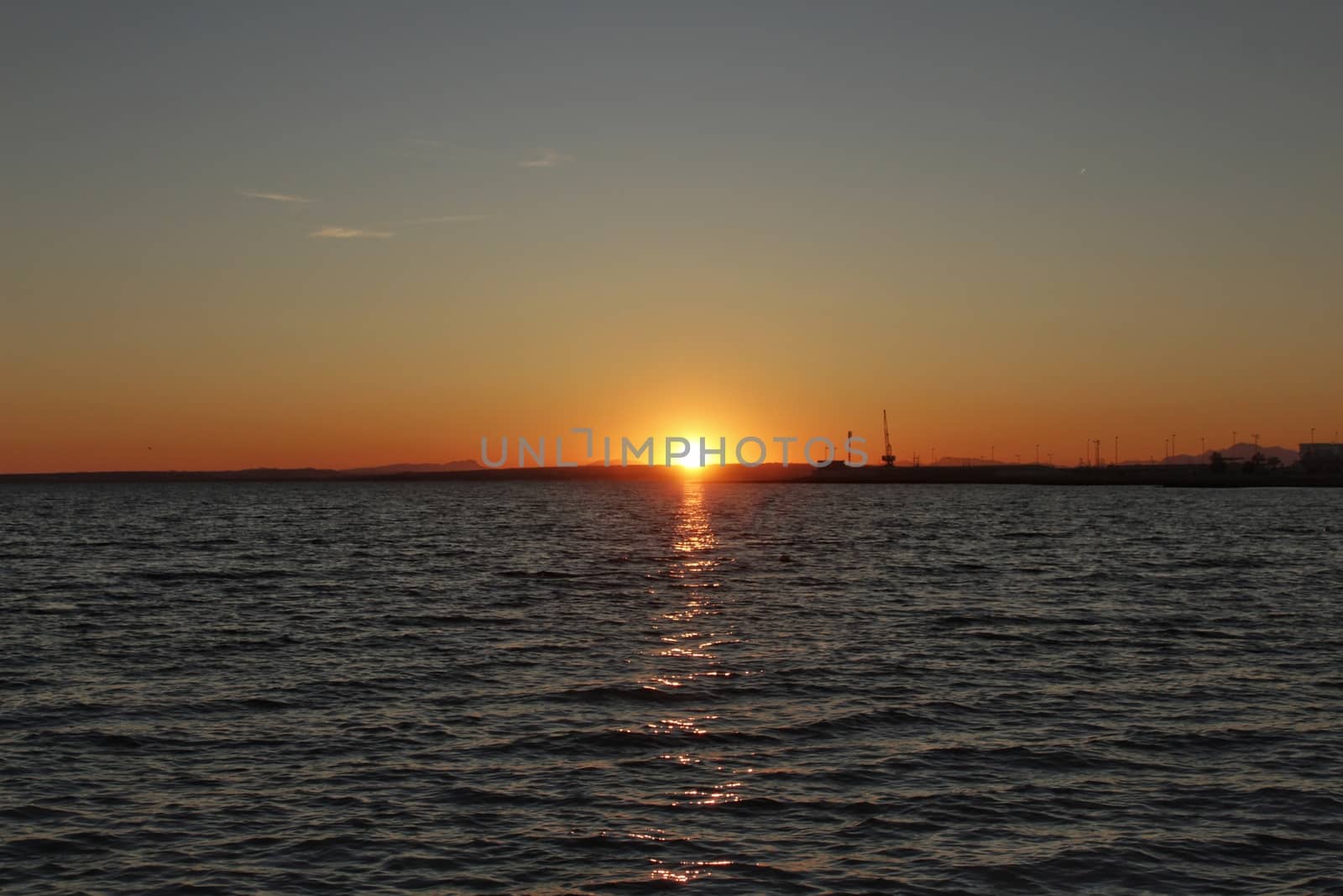 Beach at sunset in Southern Spain by soniabonet