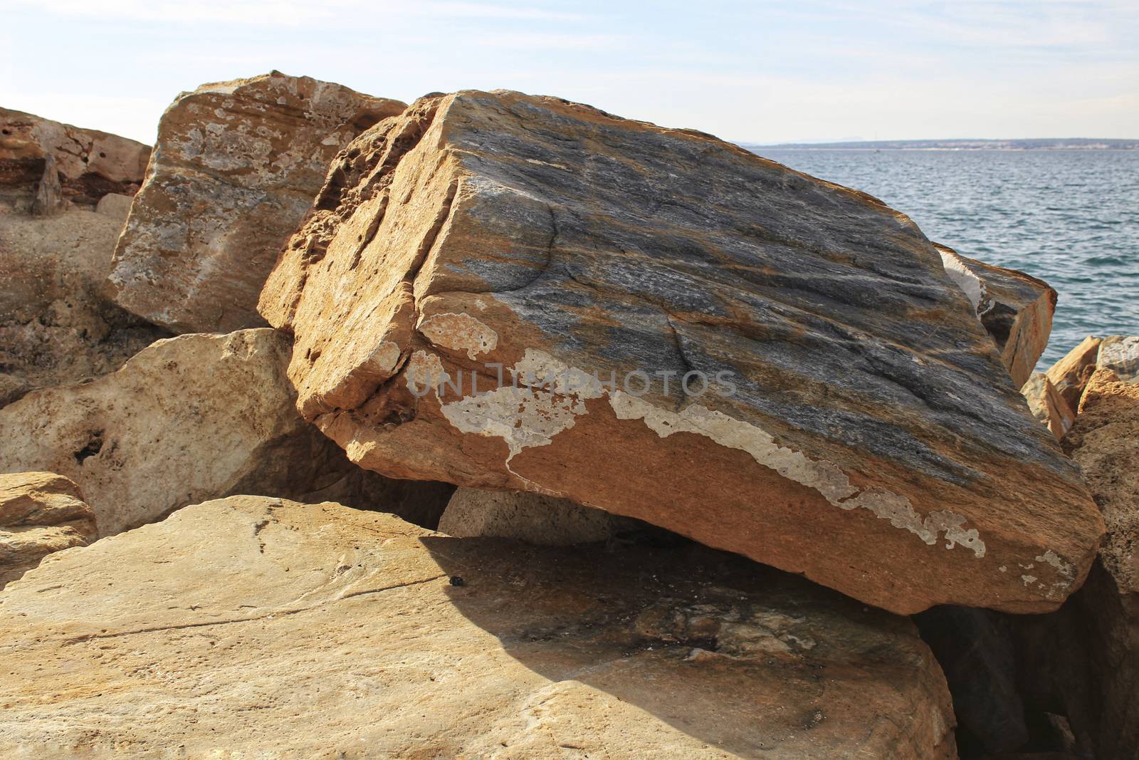 Colorful rock texture