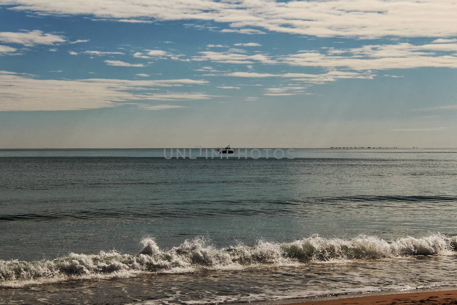 Beach in the morning in Southern Spain, Alicante