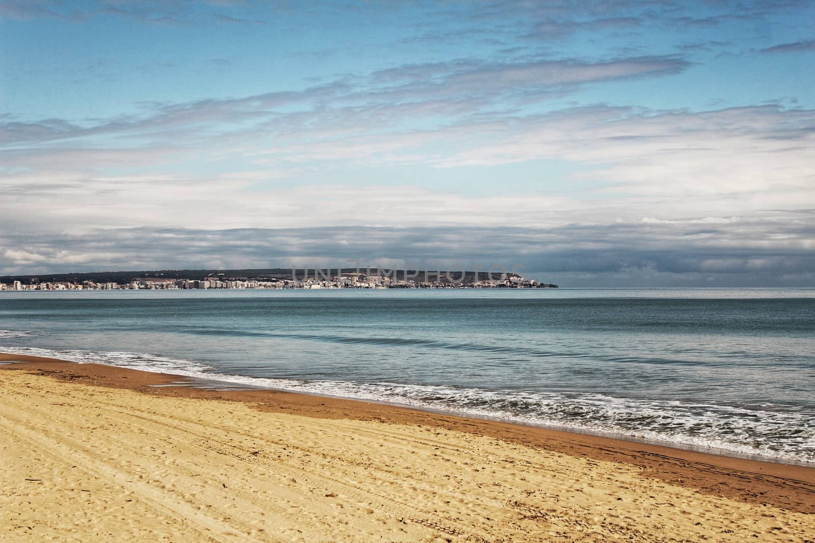 Beach in the morning in Southern Spain, Alicante