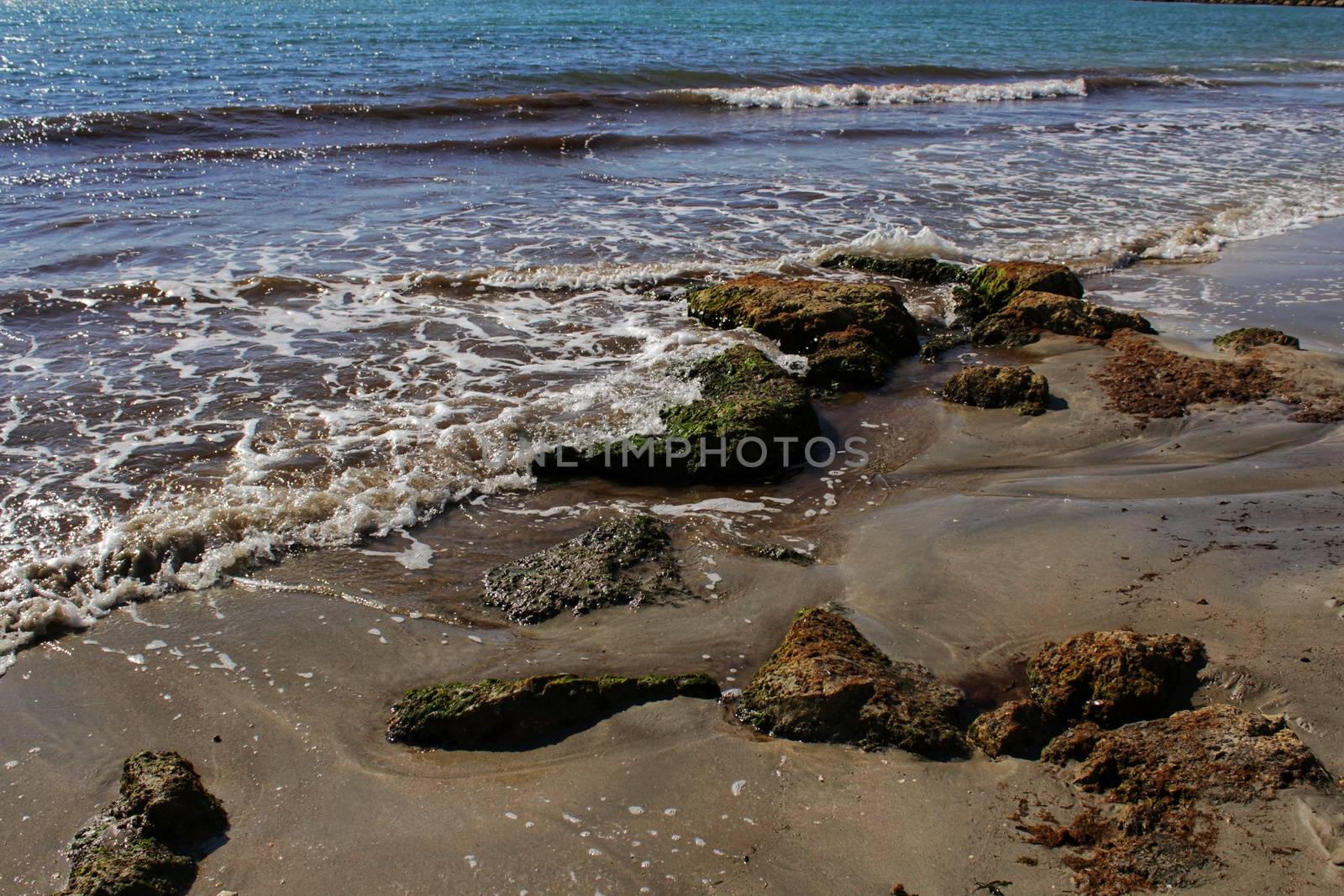 Beach in the morning in southern Spain, Alicante