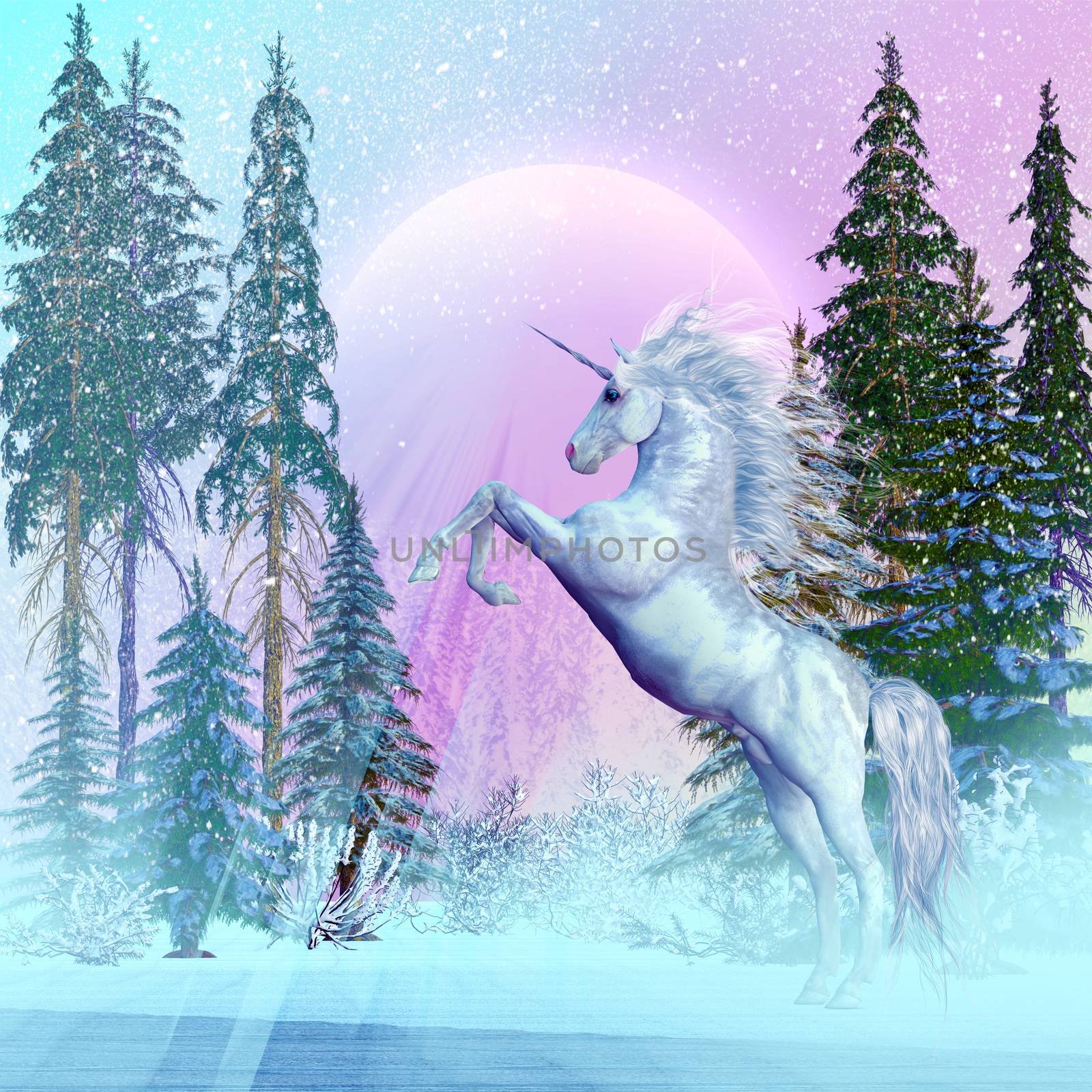 Unicorn Moon by Catmando