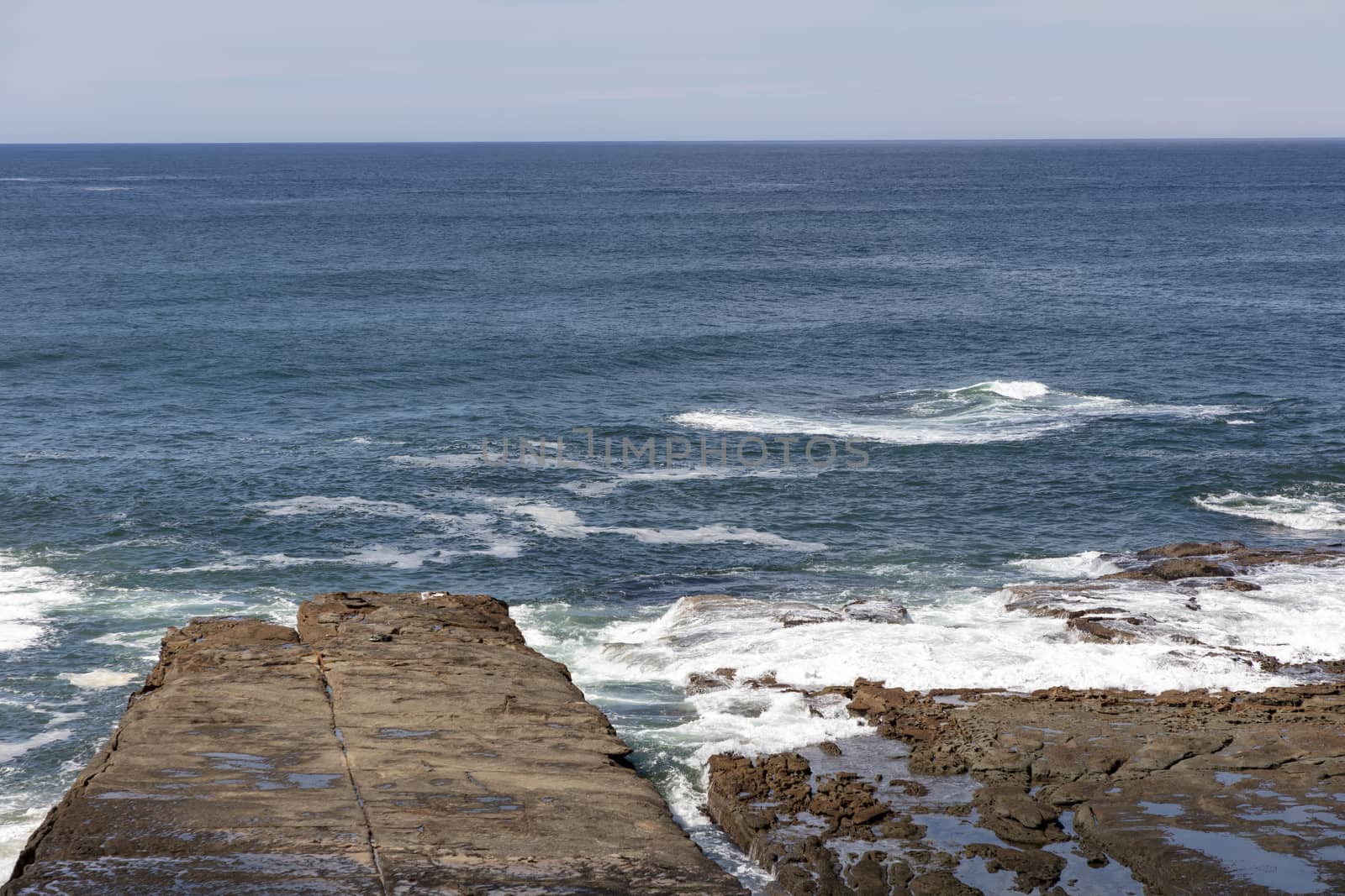 A view of the South Pacific Ocean from Norah Head on the central coast in regional New South Wales in Australia
