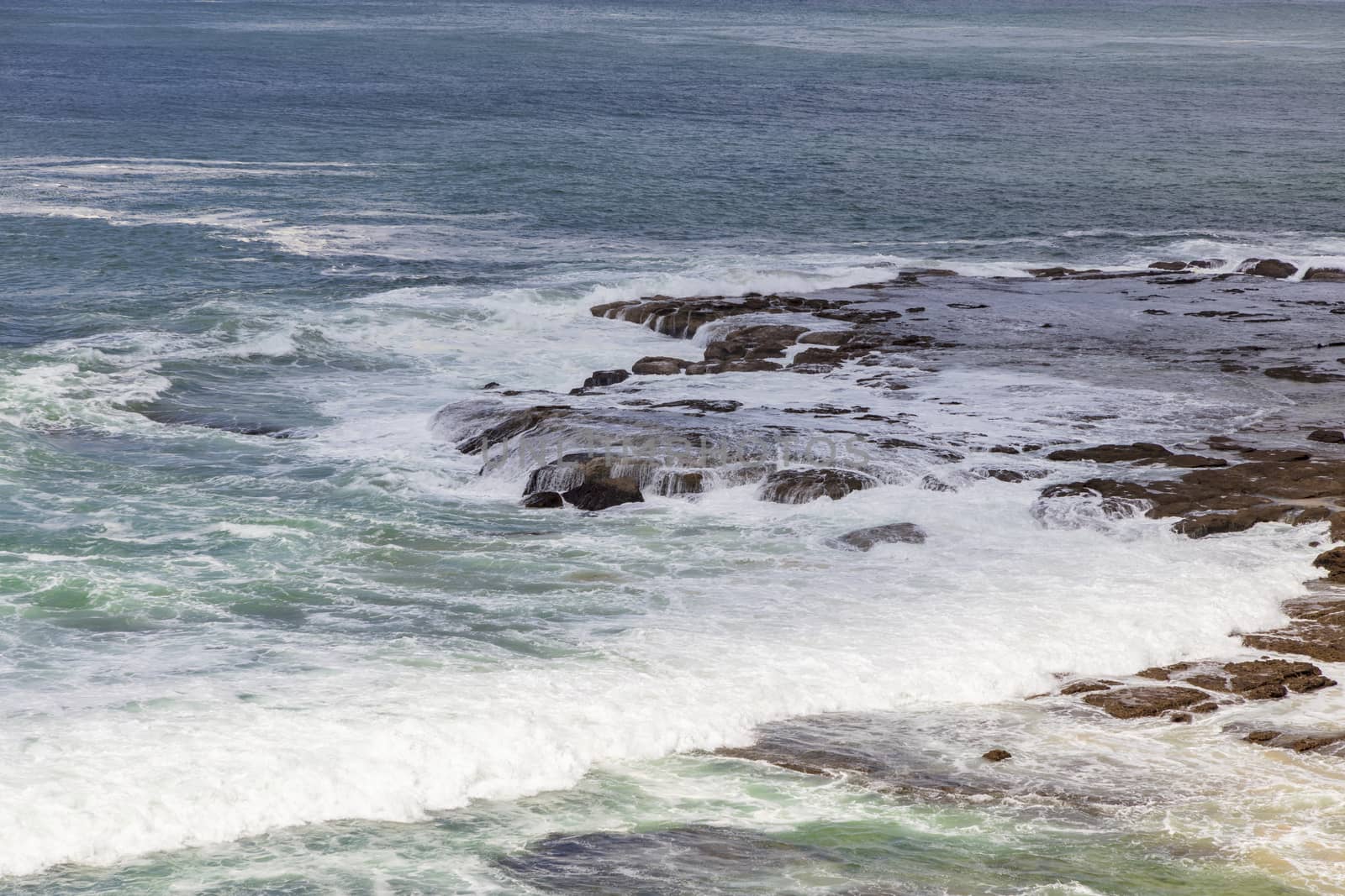 A view of the South Pacific Ocean from Norah Head on the central coast in regional New South Wales in Australia