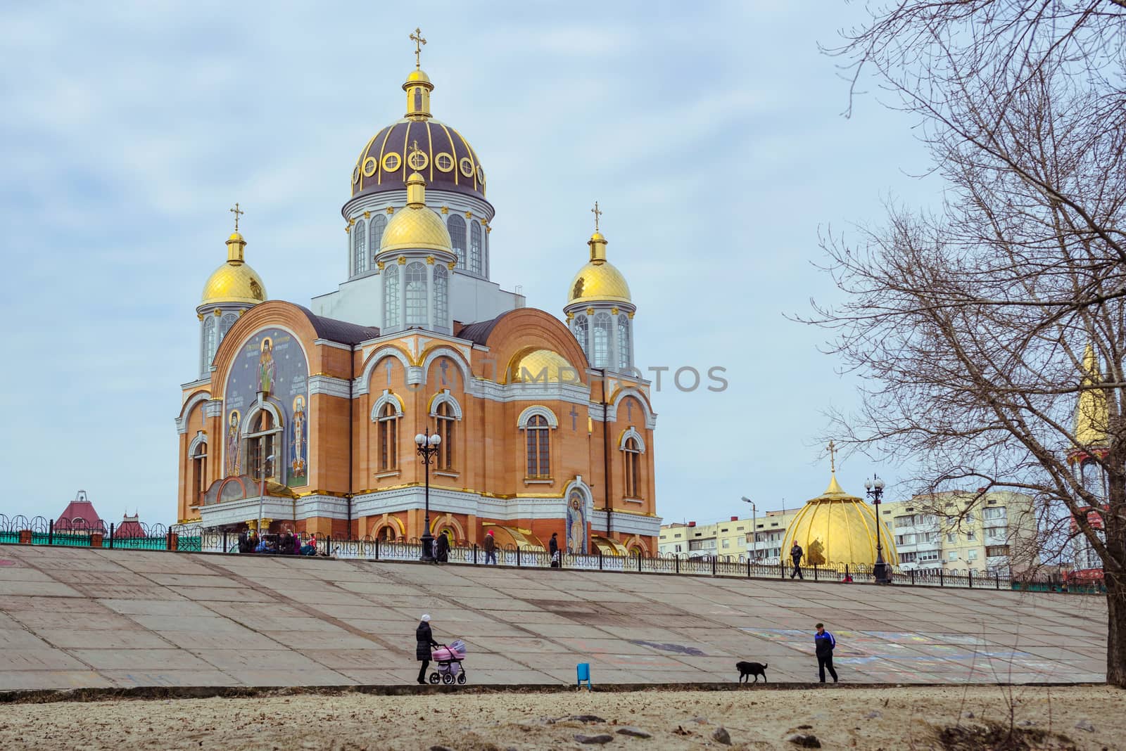 Cathedral of Intercession of the Mother of God, in Kiev by MaxalTamor