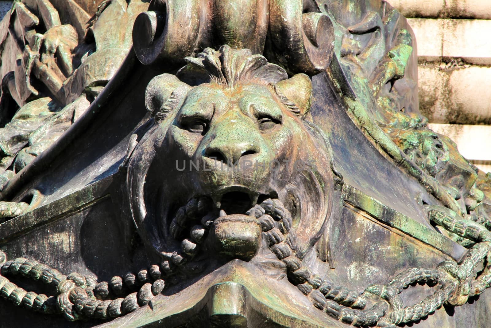 Porto, Portugal- January 6, 2020: Beautiful bronze statue of Prince Henry the Navigator in Infante Dom Henrique square in Porto, Portugal