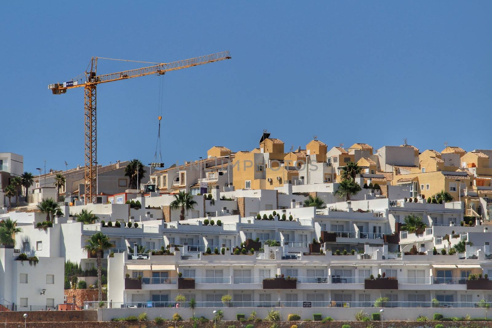 Houses under construction in Gran Alacant by soniabonet