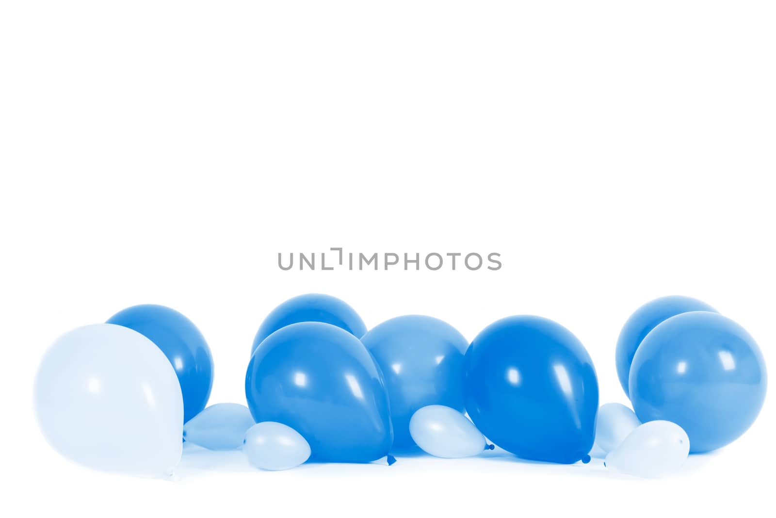 Colourful balloons isolated by Nanisimova