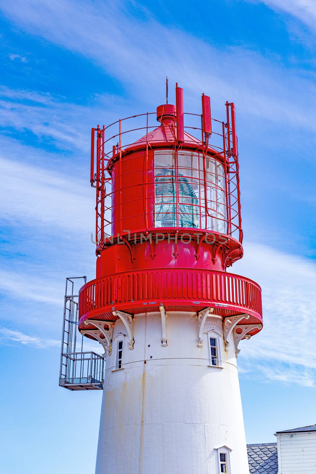 Historic lighthouse at Norway by Nanisimova