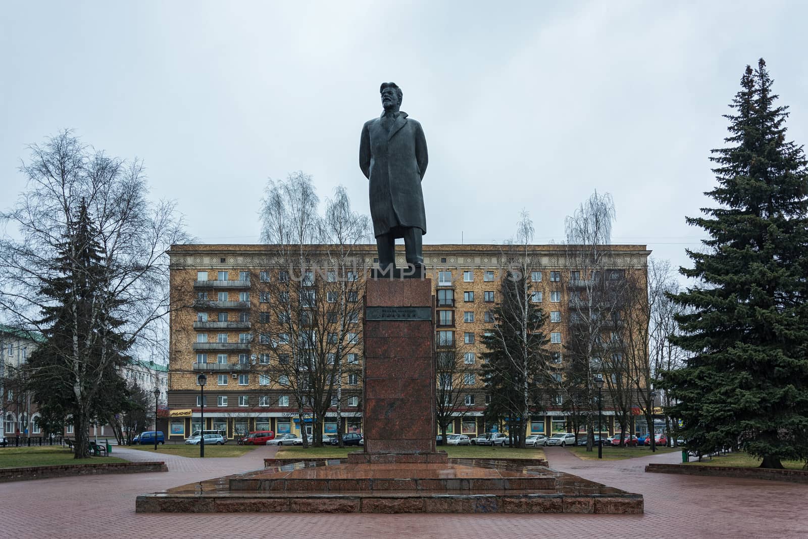 Monument to the Russian revolutionary M.I. Kalinun in the city of Minsk (Belarus)