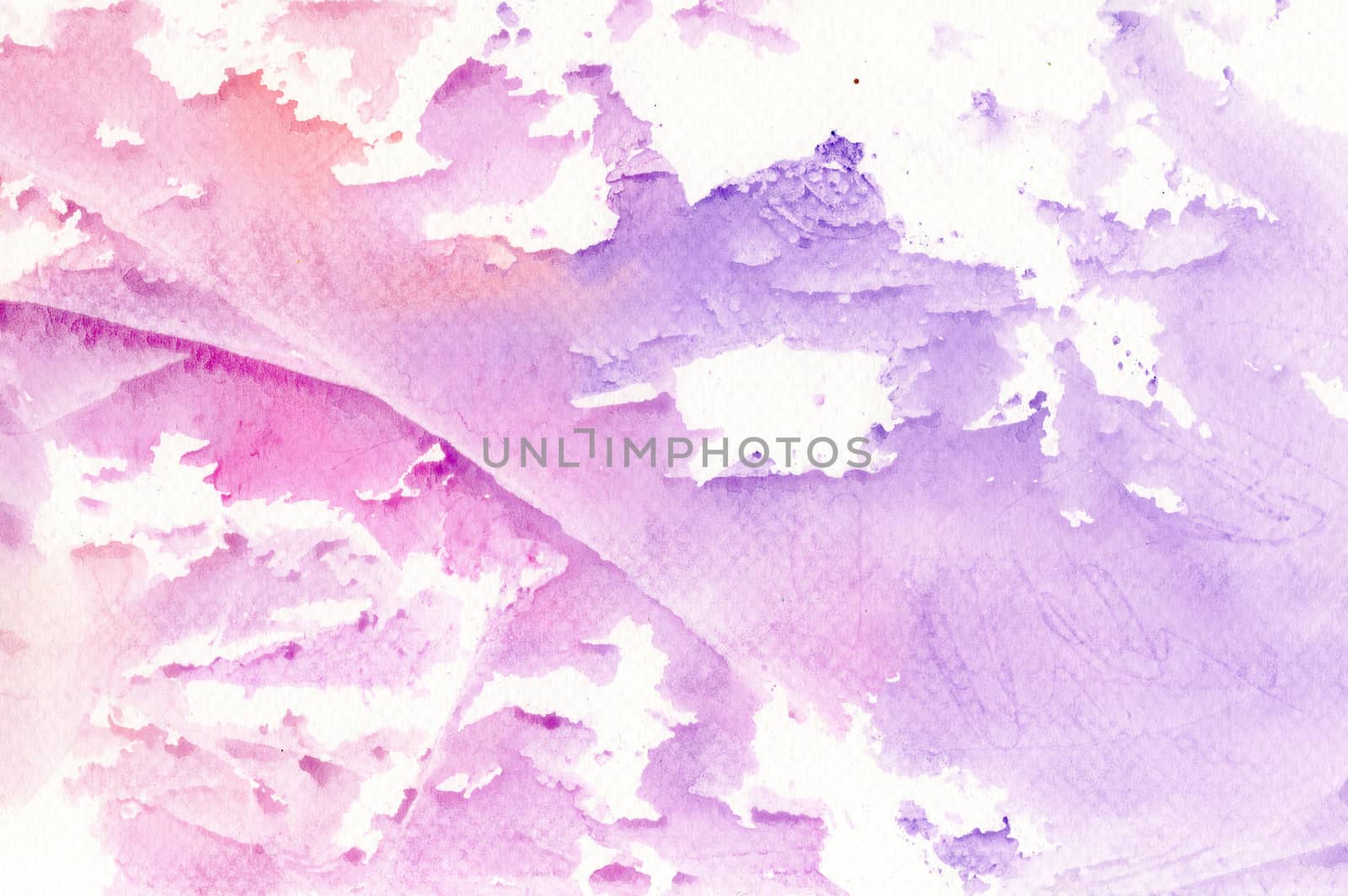 Abstract background of watercolor on paper texture by cuckoo_111