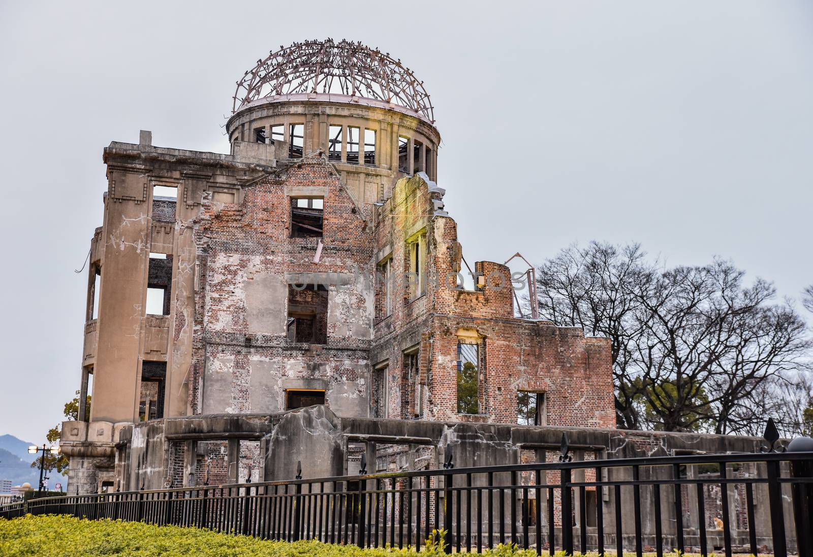 Atomic bomb dome located at Hiroshima japan