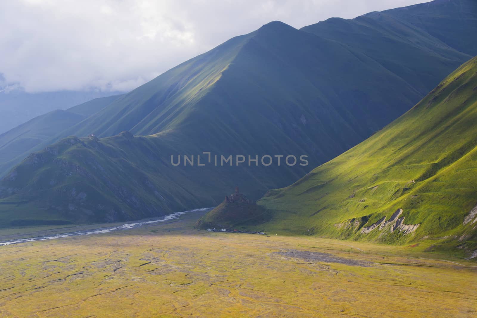 Amazing and beautiful mountain range landscape, ,peak and hill. by Taidundua