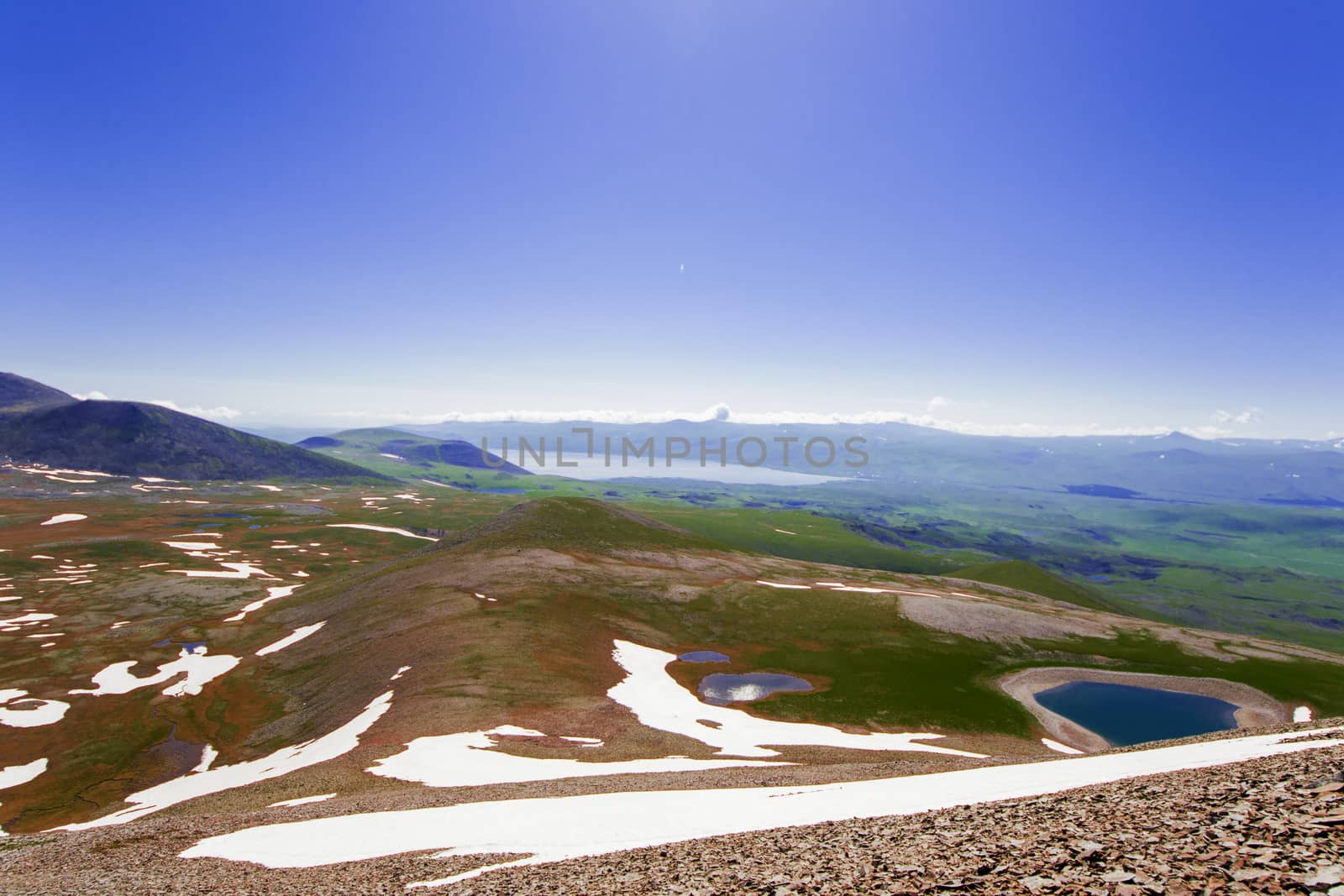 Amazing and beautiful mountain range landscape, snow ,peak and hill. by Taidundua